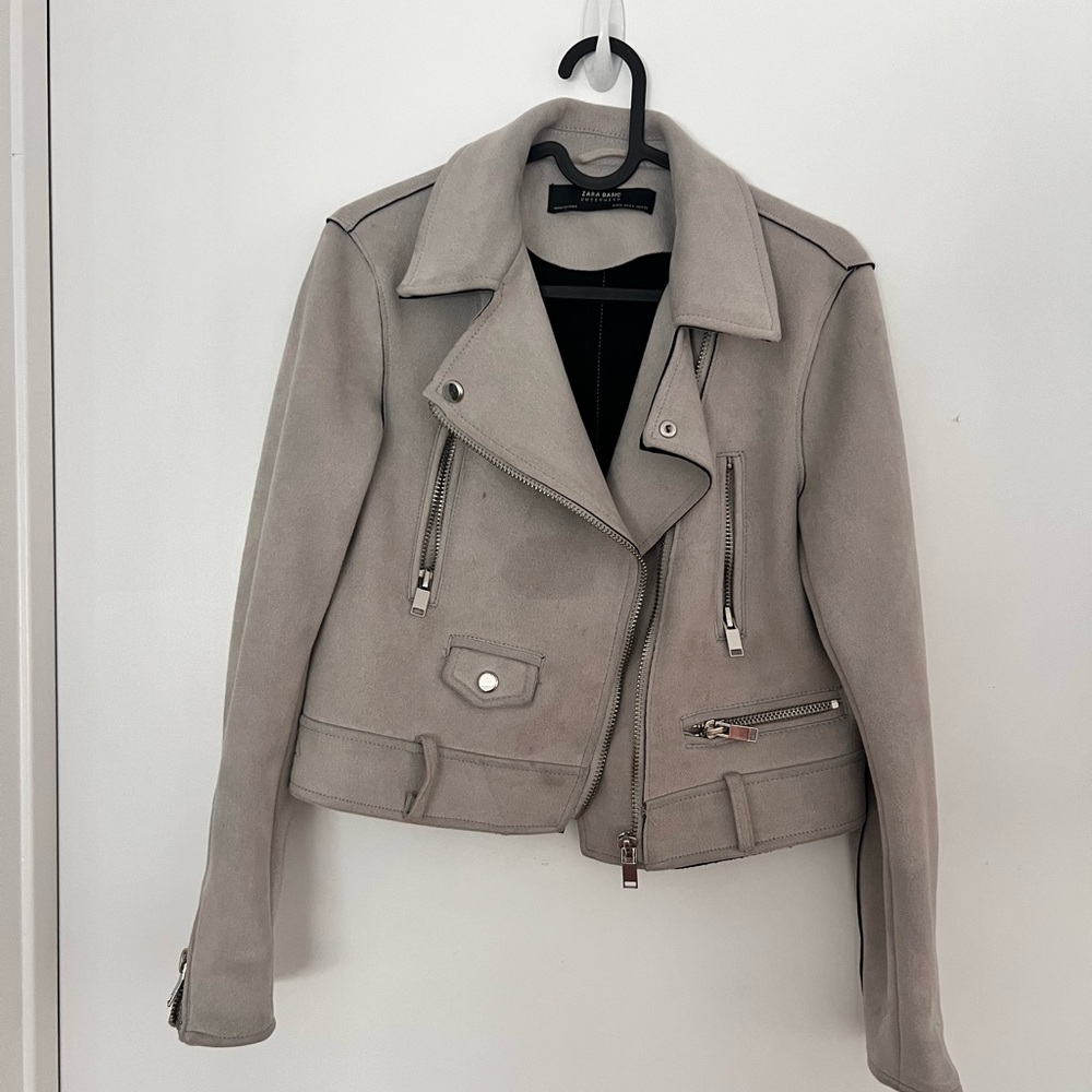 Zara Women's Grey Jacket without belt